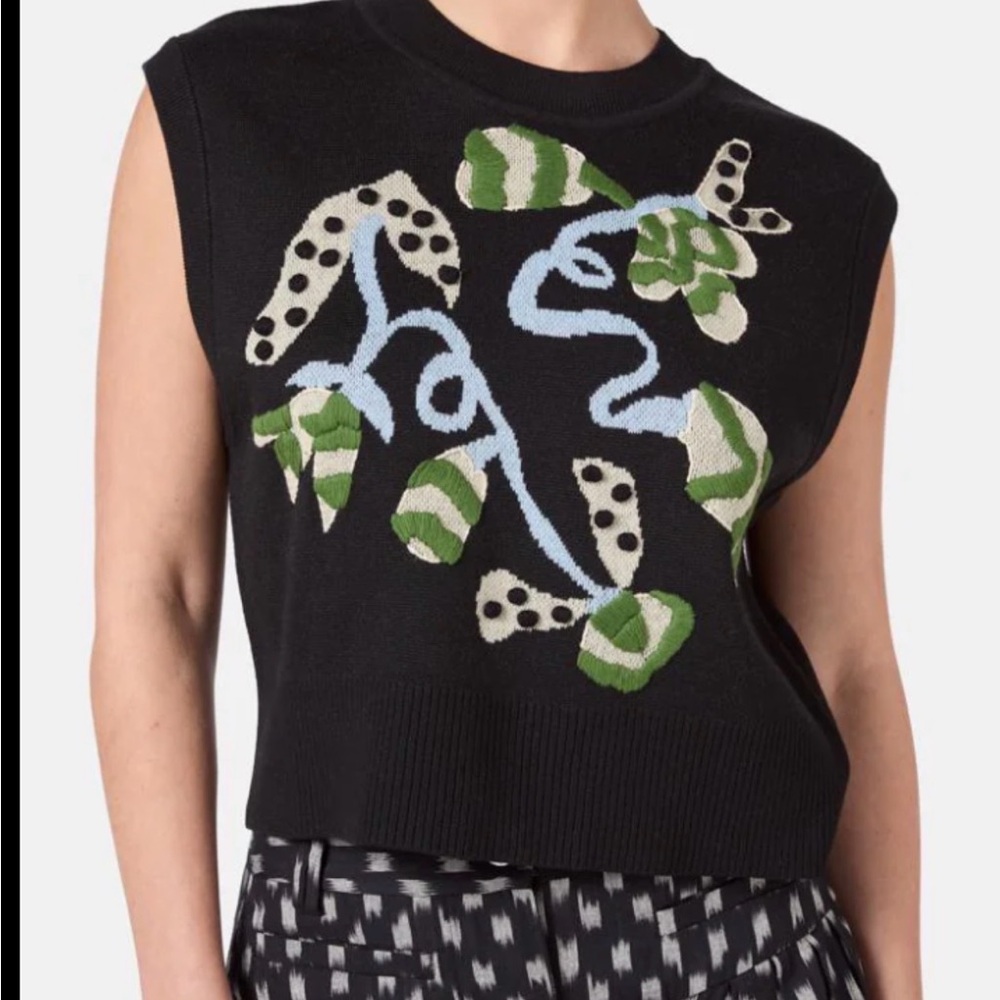 Gorman Vines knit sweater vest
